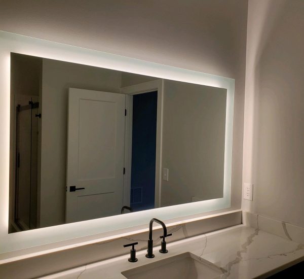 Vanity Mirror - Frosted Edge, LED Backlit